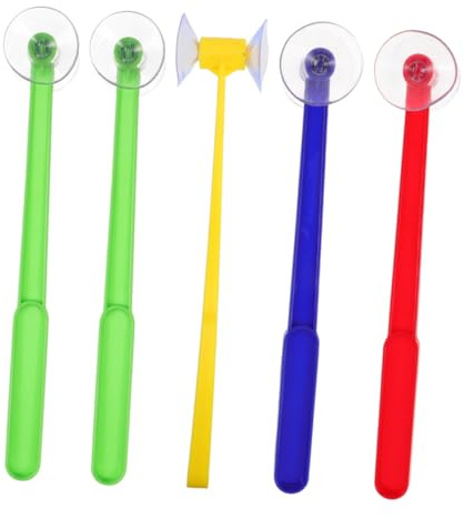 CVUTOVO Marteau à Ventouse 5pcs en Plastique, Jouet Préscolaire | Petit Marteau, Motricité Fine et Tri des Couleurs, Jeux Éducatifs Ans pour Activités Familiales Couleur Aléatoire