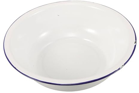 ERINGOGO Fotbad I Emalj Portionsstorlek Vintage Emaljbad Stora skålar Fruktbad I Vintage Fotbad I Blandningsskål I Salladsskål I Fruktskål