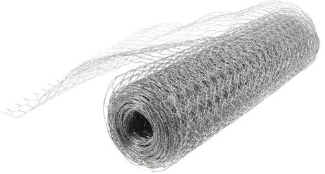 Garneck Malla Metálica para Gallinero Barrera para Aves Valla Resistente Protección Jardín y Animales Domésticos