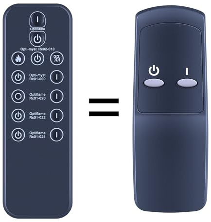 Snrigw Replacement Remote Control for Dimplex Optiflame RC01-020(Optiflame RC01020), for EXBURCLUB Electric Fireplace