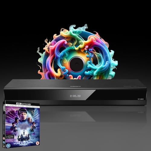 MULTIREGION Blu-ray Player Compatible with Panasonic DP-UB820 MultiRegion Blu-ray Region A, B & C - DVD Regions 1-8 - Bundle Including Read Play 1 4K UHD Disc