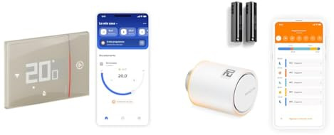 BTICINO SXM8002 Termostato WiFi Smarther2and 1 Netatmo Valvola Termostatica WiFi
