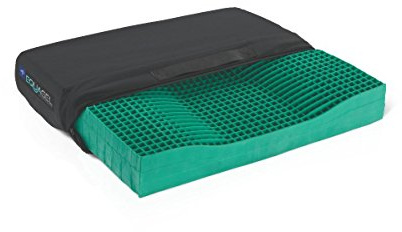 Medline EquaGel Contour Cushion, 18 x 16, Pressure Reducing Wheelchair Comfort Seat with Gel Support Technology