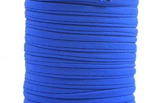KONMAY 5.0mm 18.2 Meters Elastic-Kordel, Elastisch Band Zum Nähen und Handwerk, Gummikordel, Hutgummi, Königsblau