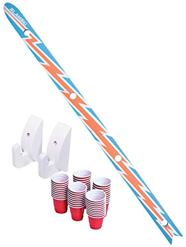 GoPong Slamski – retro och vintage trädesign 4 personer som dricker skidor med 50 shotglas i plast