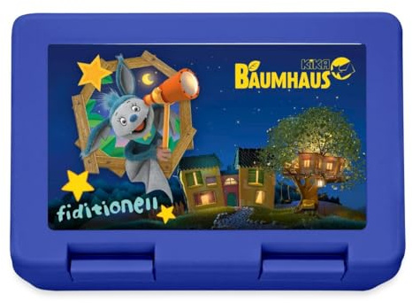 Spreadshirt KiKA-Baumhaus Mit Fidi Teleskop Brotdose Lunchbox