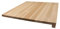 Fackelmann Tagliere spianatoia in Legno di Faggio 40 x 40 cm, Facile e Comodo da usare per Impasti e preparazione di Pasta Fresca, Taglia Unica, con rialzi di appo