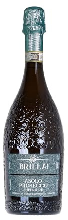 BRILLA ASOLO PROSECCO DOCG SUPERIORE Sparkling Wine – Premium Spumante – Notes of Apple, Pear & Acacia Blossom – 11% vol – 750 ml