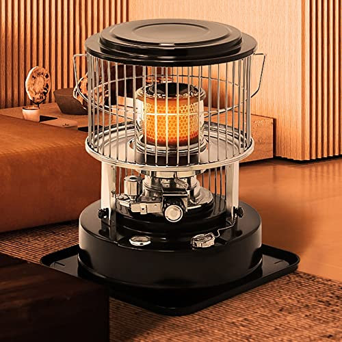 JOJAN 5,3L Kerosinofen Tragbare Petroleumofen Mit Löschautomatik Petroleumheizung Mit Docht Camping Kerosin Herd, Ohne Strom, Für Räume Bis 20m²