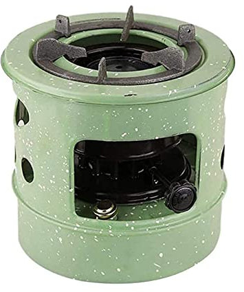 fikujap Camping Stove, Metal Petroleum Stove with 12 Burning Holes, Portable Windproof Petroleum Stove for Home Use when Camping