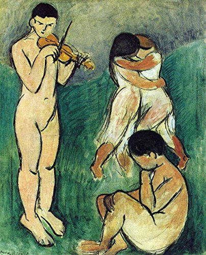 Get Custom Art - Henri Matisse, Music Sketch - Canvas Print Rolled in a Tube, Famous Paintings Wall Art Décor (11x14 inch)