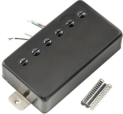 Artec LPA210 Alnico 5 Covered Standard Humbucker Tonabnehmer Hals Pickup 8,4K für Les Paul Style E-Gitarre, Schwarz