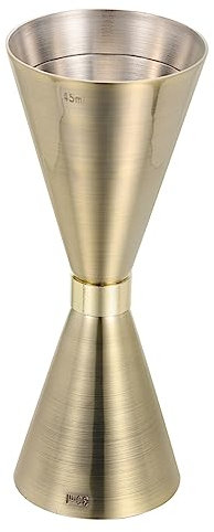 BESTonZON Dispositivo De Medición De Vino Vaso Medidor De Acero Inoxidable Medidor Doble Para Cócteles Para Preparar Cócteles Casa o Fiestas