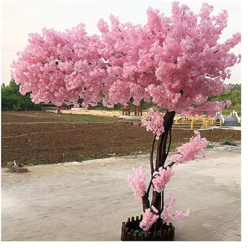 Kunstpflanze 150 cm künstliche Kirschblüten, Bäume, realistischer Kunstbaum, große Kunstpflanze for Hochzeit, Party, Simulationsbaum Künstliche Pflanzen
