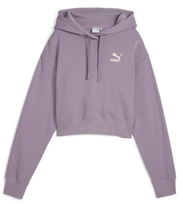 PUMA Felpa con Cappuccio Better Classics da Donna M Pale Plum Purple