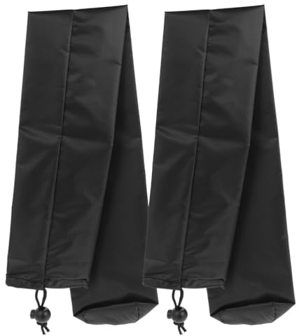 Housse de Pluie pour Essuie-Glaces de Voiture, Lot de 2 | Polyester Noir 190t, Protège les Intempéries Débris, Adaptée à Divers Modèles
