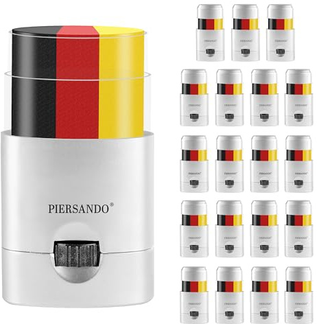 Piersando Schminkstift Deutschland Fan Schminke Deutsche Flagge Fanartikel Fußball EM