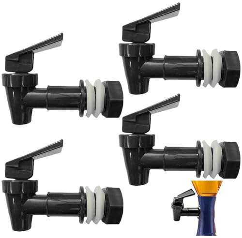 4 Stück Wasserspender-Wasserhahn-ersatz, Universeller Kunststoff-Zapfhahn Für Getränkespender, Wasserhahn Für Glasweinflaschen Und Getränkemaschinen