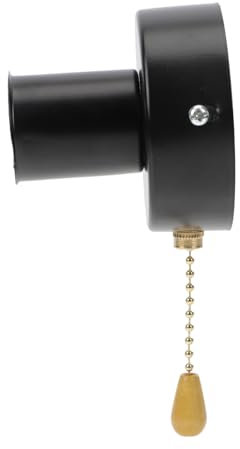 SEWOART Portalampada Con Catena Di Trazione Per Plafoniere Da Parete Base Per Lampada Trazione Accessorio Per Lampada Con Interruttore Catena