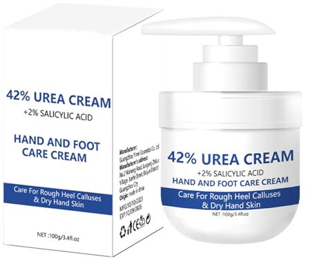Crema Urea 42% per piedi e mani, crema per i piedi e le mani, crema per i piedi per la rimozione dei calli, crema idratante per la cura dei piedi, crema per le mani 42% urea e crema foot, crema