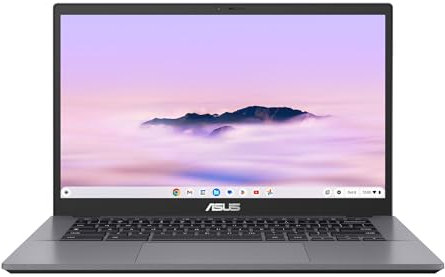 ASUS Chromebook Plus CX34 14 Laptop | Full HD Anti Glare Display | Intel Core i5-1235U | 8GB LPDDR5 RAM | 512GB SSD | ChromeOS | Grey | CX3402CBA-PQ0513