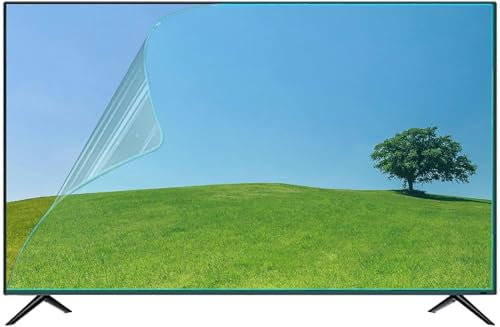 60 Zoll Anti-Blaulicht/TV-Bildschirmschutz - Blendschutz-Bildschirmfilterfolie lindert Augenermüdung für LCD, LED, OLED und QLED 4K HDTV,