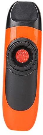 Fenteer Kazoo-Flöte, Musikinstrument mit Umhängeband, leicht, mit Membranen, Mund-Kazoo für Preisgeschenke, Erwachsene, Aufführungskonzert, Orange