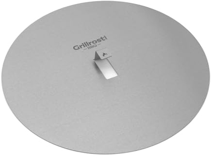 Grillrost.com Das Original Blind Slice – Plaque pour Cuisson à Blanc de Pizza - Fond Plat, Bord levé – idéal pour Les Garnitures sucrées