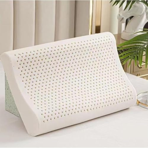 Cuscino Memory Foam, Cuscino Letto Memory Foam, Cuscino Viscoelastico, Cuscino Memory Foam Basso per Dormire Chi Dorme sulla Pancia e sul Fianco,A