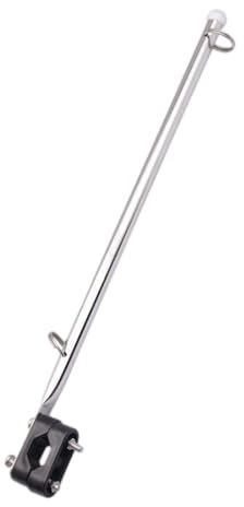 Boat Flagpole, Yacht Ƒlagpole Compatible With Flags, Marine Grade Flagpole For Boats Yachts, Ďurable Easy Install, 1 Pole (OPP Bag)