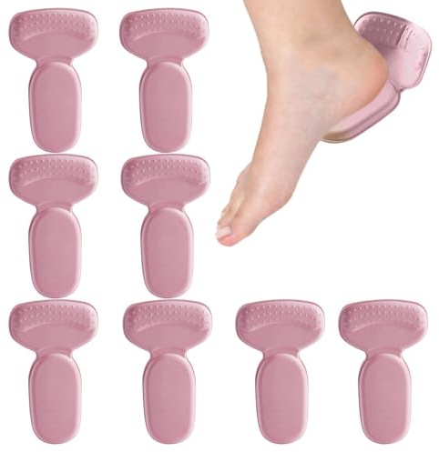 Protezioni Per Tallone Da Scarpe - 8 Pezzi Schiuma Antiscivolo Assorbente Umidità,Inserti Scarpe Ispessiti Prese Tallone Alto - per Donna Uomo Ballerine Mocassini Stivali Décolleté Mary Jane