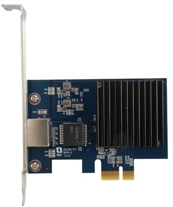 Jnchdghwa Scheda di Rete RJ45 10Gb per Win10/Win 11 Chip RTL8127 PCIe NIC PCI-Express X1 Scheda di Acquisizione Visiva