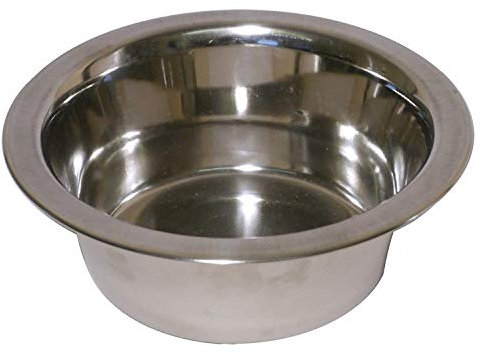 Rosewood Stainless Steel Bowl Deluxe, 8-inch, clear
