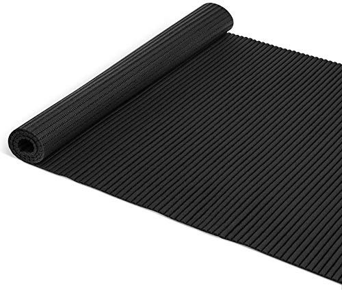 Badematte Badvorleger Weichschaummatte Badläufer Antirutsch Schwarz 65x100cm