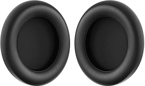 DOQAUS Almohadillas Auriculares, Almohadilla Espuma Reemplazo 2 Piezas Oído Repuesto Esponja Earpads Compatible con Care 1 Auriculares-Negro