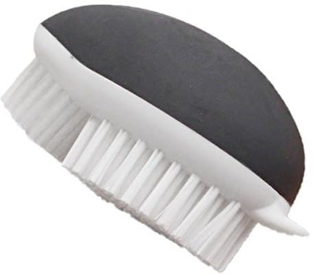 Cepillo de limpieza de frutas y verduras, cepillo para verduras antideslizante, agarre cómodo, cepillo para verduras de cocina, mini gadgets apto para lavavajillas (gris)