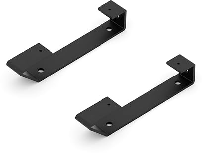 Alberts 833176 Regalträger Emily | ein Paar | Regalhalter in mehreren Größen | wahlweise in verschiedenen Trendfarben | Regalwinkel als ein Paar oder einzeln | Größe 40 x 205 x 30 mm