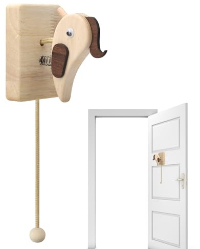 DAKLUNAR Baumhaus ZubehöR TüRglocke, Woodpeckers Glocke Spielturm Spielhaus Kinder Outdoor Holz Spielhaus ZubehöR Spielhaus Holz TüRglockenspiel Stelzenhaus Kinder Outdoor Baumhaus Garten Stelzenhaus