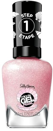 Sally Hansen Miracle Gel, Modern Pearl,Pink Sand, Smalto Unghie, Non si scheggia, Lunga tenuta, Colori brillanti, Semplice da Usare, Non Richiede Lampada UV, 0,5oz