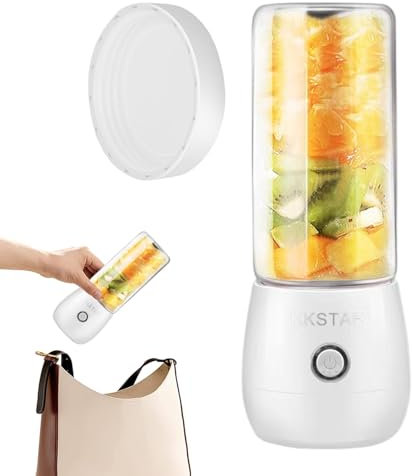Mélangeur de voyage portable, tasse de mixeur personnel | Mélangeur à smoothie portatif rechargeable par USB - Gadgets de cuisine compacts, mélangeur de smoothies puissant pour shakes et smoothies