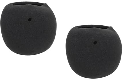 ifundom 2pcs Mic Sound Absorbing Cover Protective Voice Tube for Recording Microphone Shield Wind Muff