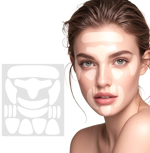 Lurnody 160 Piezas Parches Antiarrugas,Parche Silicona Frente,Masajeador Facial Antiarrugas Para Suavizar Los Ojos,La Boca,Las Arrugas La Frente,Reduce Las A