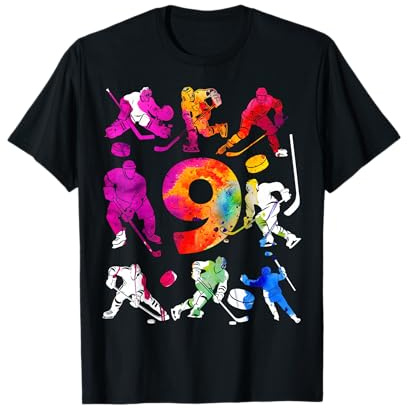 NUMMER 9 JAHRE EISHOCKEY 9. GEBURTSTAG T-Shirt