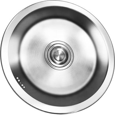 Lavello per piatti a vasca singola Lavello in acciaio inossidabile Lavelli da cucina rotondi Lavelli da cucina Lavastoviglie Piscina Lavabo a mano