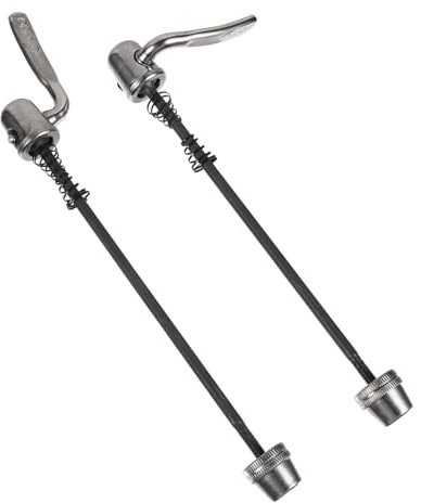 BESTonZON 2pezzi Perno Ruota Posteriore per Bici Sgancio Rapido per Compatibile Mountain Bike e Bici Accessori per Allenamento
