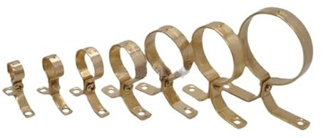 Fit 12 15 22 28 35 42 54mm OD Rohr Messing Rohr Klemme Halterung Unterstützung Aufhänger Feste Sanitär Wasser(Fit 35mm Pipe OD)