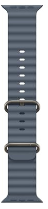 Apple Watch Band - Ocean - 49 mm - Maritimblau - One Size, Fluoroelastomer, Fluoroelastomer