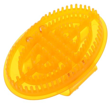 Veemoon Meridian Körpermassagegerät Pvc Massagebürste mit Abgerundeten Borsten Ergonomisch Weich für Kopfhaut und Muskelentspannung Kompakt für Reisen und Wellness