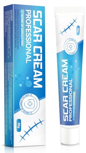 Tiepetly Scar Cream, Silicone Scar Gel, Scar Removal Cream for Surgery, Burn, Keloid Bump, C-Section, Effectively Improve Scars of Old and New (30g)