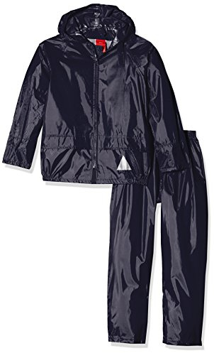 Traje con Chaqueta y pantalón Impermeable para niños Result Heavyweight RE95J, Infantil, Color Azul Marino, tamaño X-Large/Size 11/12